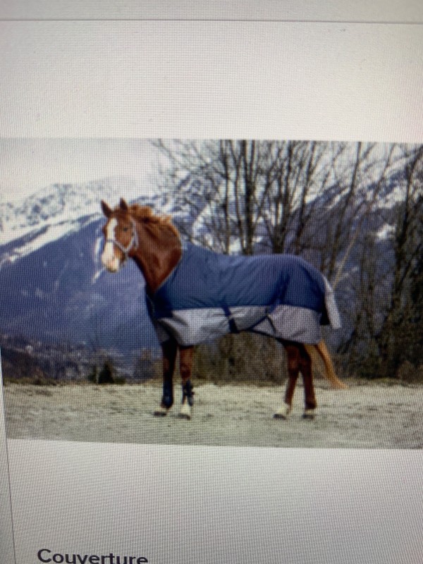 Acheter une couverture extérieur de pré pour mon cheval à Angoulême